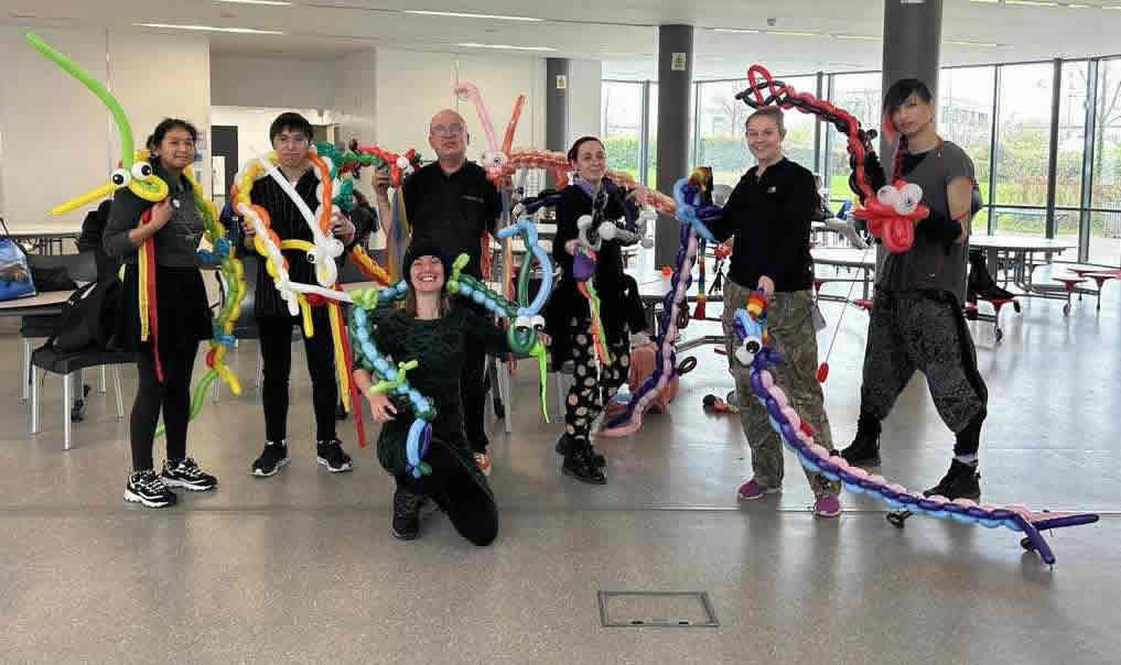 a photo taken at a balloon workshop at last years BJC