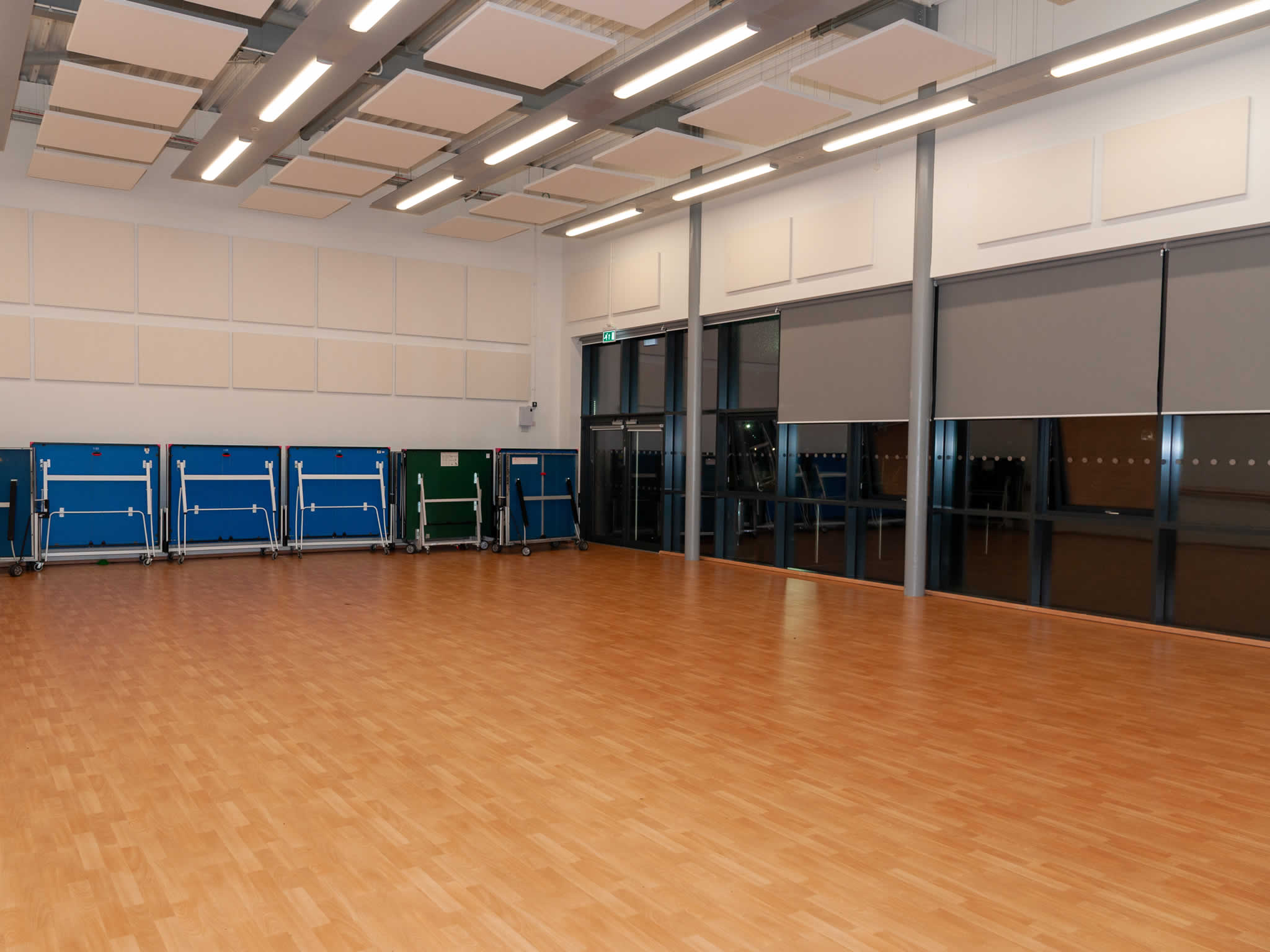 a dance studio which will be used as a workshop space
